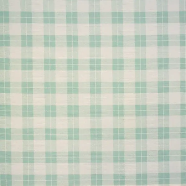 Mint Cuadros, Tela de piqué con estampado de cuadros en mint y blanco